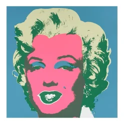 Shot Marilyns Pop Artwork by Andy Warhol Printed on Canvas - Image 9