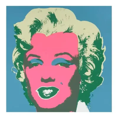 Shot Marilyns Pop Artwork by Andy Warhol Printed on Canvas - Image 9