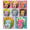 Shot Marilyn's Pop Artwork by Andy Warhol Printed on Canvas