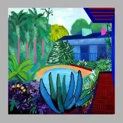 The Garden by David Hockney Printed on Canvas - Image 3