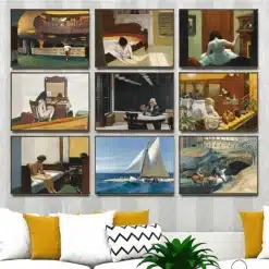 Artworks by Edward Hopper Printed on Canvas