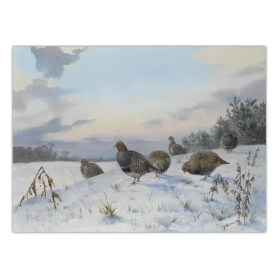 Birds in the Nature Paintings Printed on Canvas - Image 9