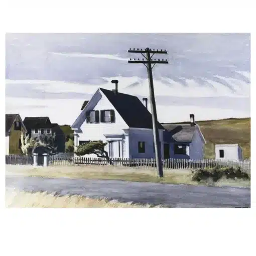 Paintings by Edward Hopper Painted 1927-1933 Printed on Canvas - Image 5