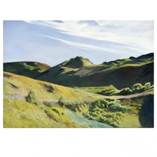 Paintings by Edward Hopper Painted 1927-1933 Printed on Canvas - Image 7