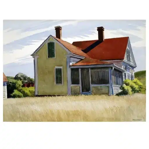 Paintings by Edward Hopper Painted 1927-1933 Printed on Canvas - Image 8