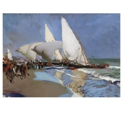 Paintings by Joaquin Sorolla Printed on Canvas - Image 3