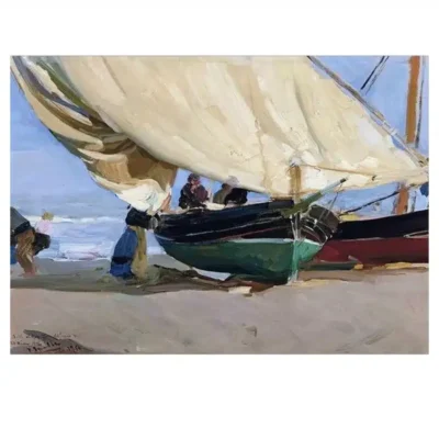 Paintings by Joaquin Sorolla Printed on Canvas - Image 10