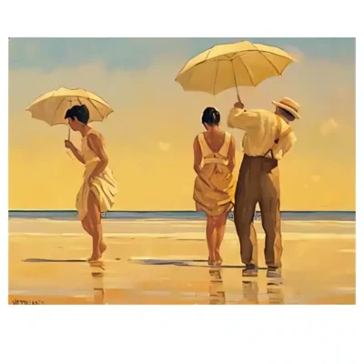 Paintings by Jack Vettriano Printed on Canvas - Image 3
