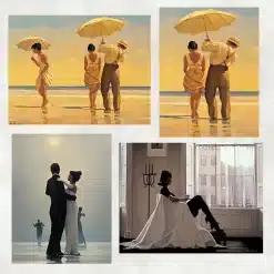 Paintings by Jack Vettriano Printed on Canvas