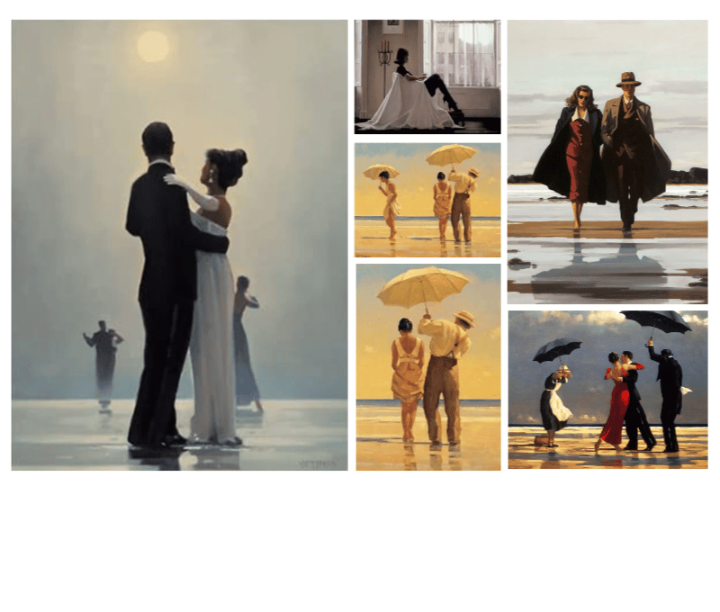 Paintings by Jack Vettriano