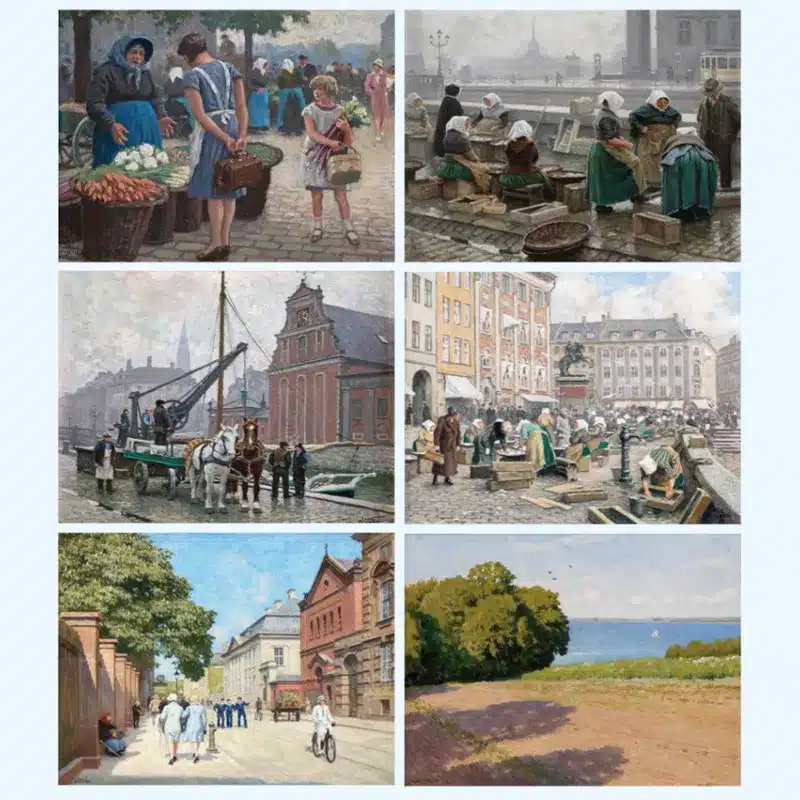 Paintings by Paul Gustav Fischer Printed on Canvas