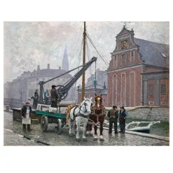 Paintings by Paul Gustav Fischer Printed on Canvas - Image 7