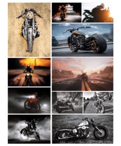 Cool Motorcycle Pictures and Artworks Printed on Canvas