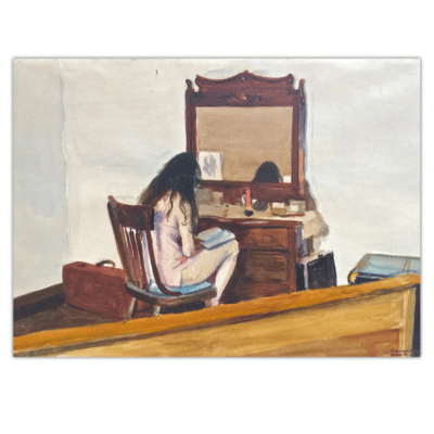 Edward Hopper 1925 Interior Model Reading