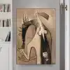 Female Horse by Wifredo Lam 1948 Printed on Canvas