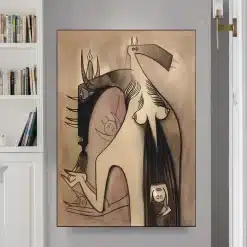 Female Horse by Wifredo Lam 1948 Printed on Canvas