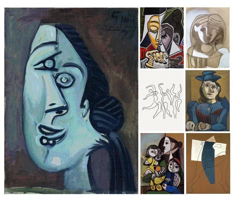 Abstract Wall Art Paintings by Pablo Picasso Printed on Canvas