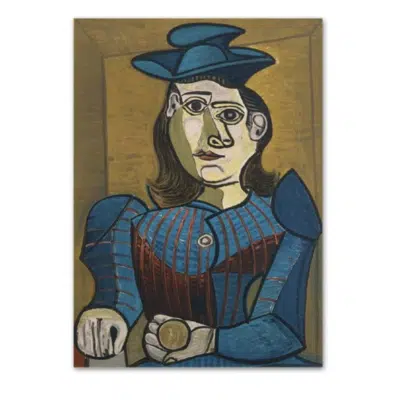 Pablo Picasso 1938 Woman with Blue Hat