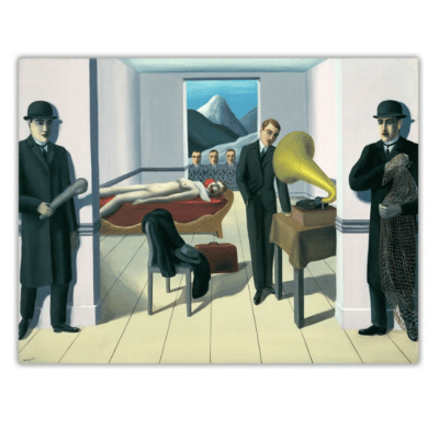 René Magritte 1927 The Menaced Assassin