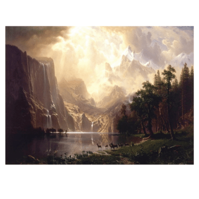 Albert Bierstadt 1868 Among the Sierra Nevada California