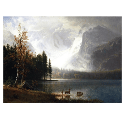 Albert Bierstadt 1877 Estes Park Colorado Whytes Lake