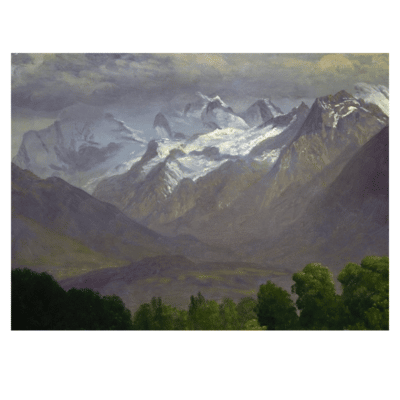 Albert Bierstadt The Alps from Visp