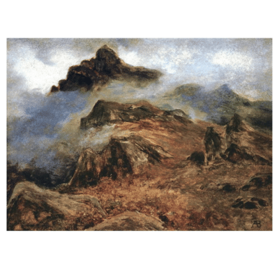 Albert Bierstadt ca.1866 Rocky Mountain Study