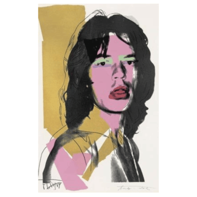 Andy Warhol 1975 Portrait of Mick Jagger 4