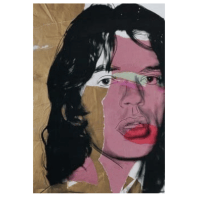 Andy Warhol 1975 Portrait of Mick Jagger 5