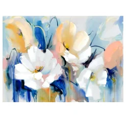 Beautiful Flowers Watercolor Paintings Printed on Canvas - Image 15