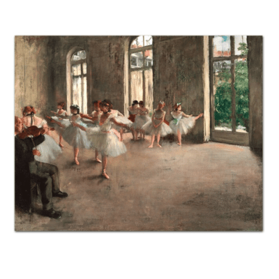 Edgar Degas 1873 Ballet Rehearsal
