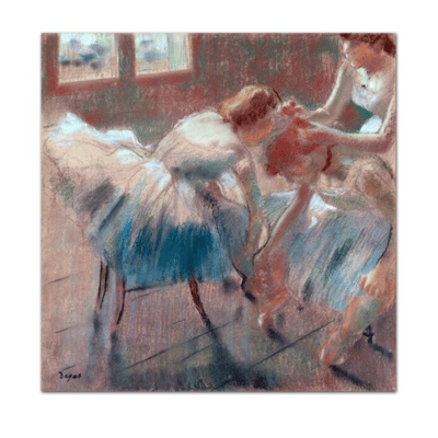 Edgar Degas 1878 Three Dancers Preparing for Class
