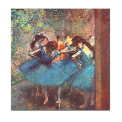 Edgar Degas 1895 Dancers in Blue