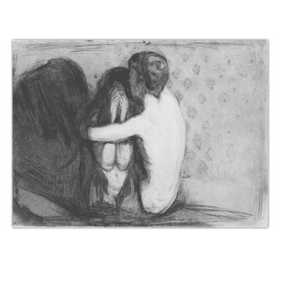 Edvard Munch 1894 Consolation