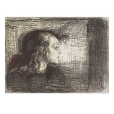 Edvard Munch 1895 The Sick Child series