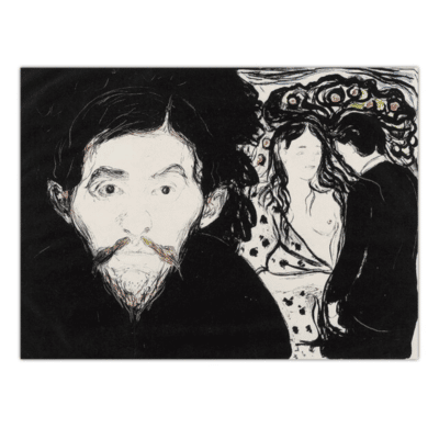 Edvard Munch 1896 Eifersucht