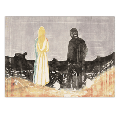 Edvard Munch 1899 Two Human The Lonely Ones