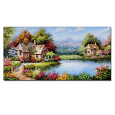 House Trees Landscape Paintings 5