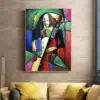 Instrumentalist Abstract Colorful Painting