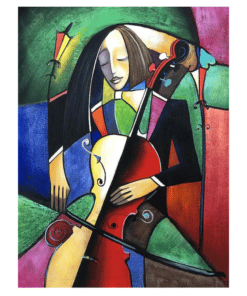 Instrumentalist Abstract Colorful Painting 2