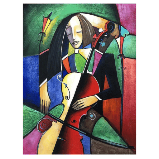 Instrumentalist Abstract Colorful Painting 2