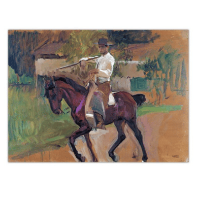 Joaqun Sorolla 1914 Cattle driver Seville