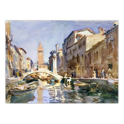 John Singer 1913 Venetian Canal