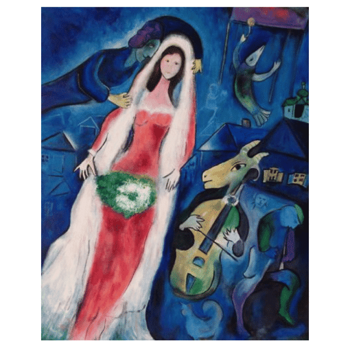 Paintings by Marc Chagall Artworks Printed on Canvas - Image 8