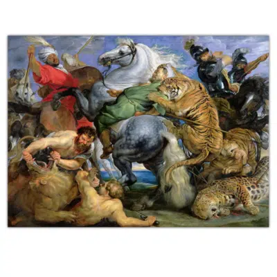 Peter Paul Rubens 1616 The Tiger Hunt