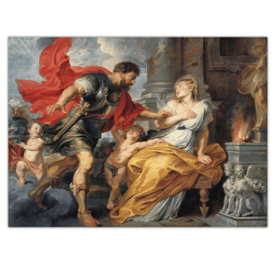 Peter Paul Rubens 1617 Mars and Rhea Silvia