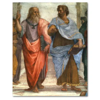 Raphael 1511 Plato and Aristotle in The School of Athens