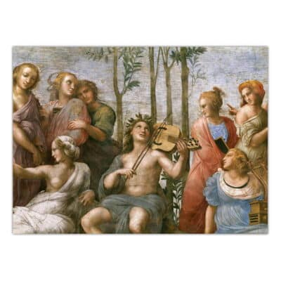 Raphael 1511 The Parnassus El Parnaso