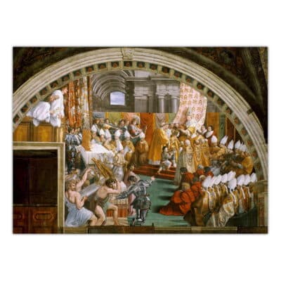 Raphael 1516 1517 The Coronation of Charlemagne