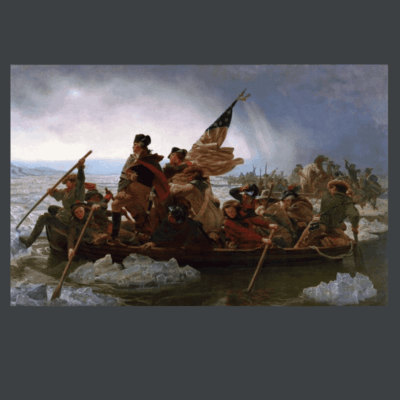 Washington Crossing the Delaware by Emanuel Leutze Printed on Canvas - Image 2